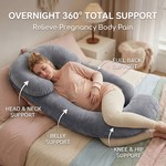 Topika Pregnancy Pillows for Sleeping G-Shaped Full Body Pillow 150cm