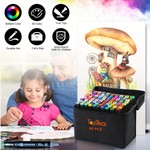 Topika Creative Markers Eco-friendly, Refillable, With Smooth, Vibrant Ink