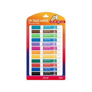 ZEYAR - Whiteboard Marker Set, Fine Tip, Low Odour, Clear Writing, 3 Options