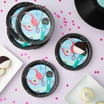Topika 48 Pack 17.8cm Music Themed Disposable Party Paper Plates