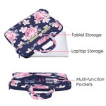 Topika Laptop Shoulder Bag for Ladies, Waterproof Laptop Tote Oxford Sleeve