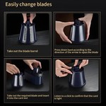 Topika - Rotary Cheese Graters with Handle, 5-in-1 Graters for Kitchen