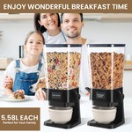 Topika Grain Dispenser Countertop 2 Pcs 5.5L Multifunction Dry food Storage