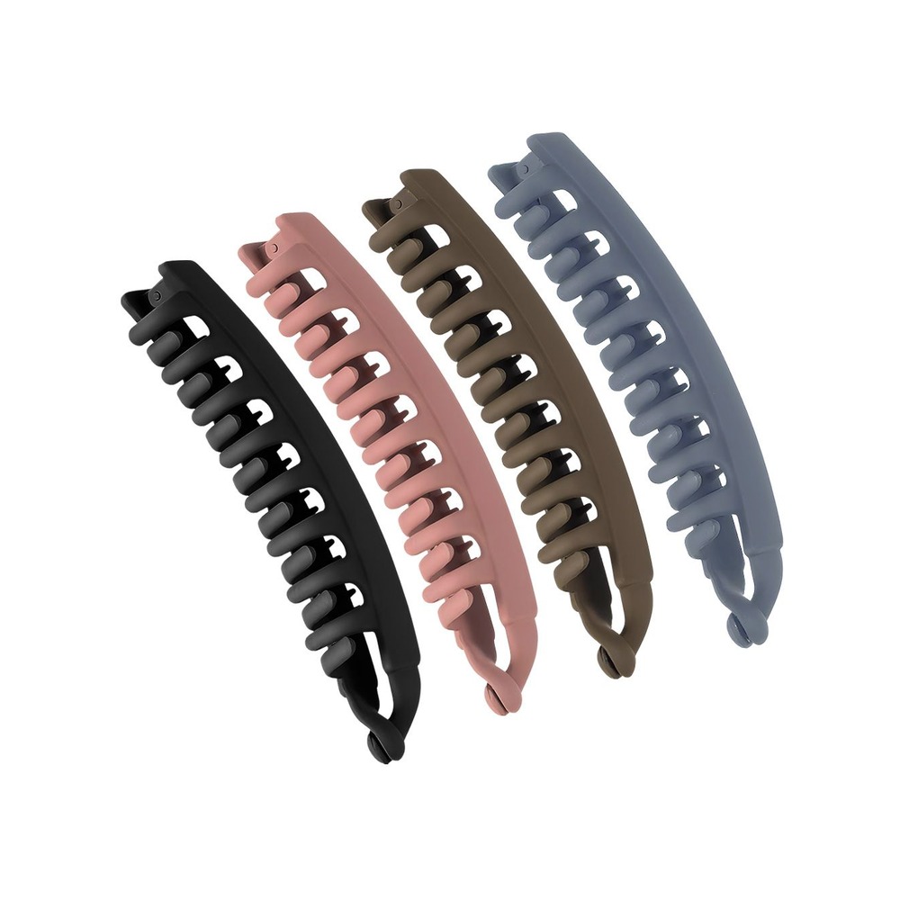 Topika - 4pcs Banana Clips for Women, Large Non-Slip Banana Hair Clip Topika - 4pcs Banana Clips for Women, Large Non-Slip Banana Hair Clip