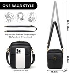 Topika Crossbody Bag For Women,Vintage Wallet Anti Theft Shoulder Handbags