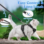 TopikaPet - Adjustable Cat Harness and Leash Set for Walking and Safety