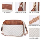 Topika - Small Crossbody Bag for Women with Wide Strap & Multi Pockets