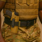 Topika Lightweight Tactical Plate Carrier Vest MOLLE Khaki Bulletproof Vest