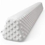 Topika 132cm Toddler Bed Edge Bumper with Soft Grey Minky Foam Barrier