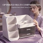 Topika - Makeup Storage Organizer, Cosmetic Holder With Drawer Storage