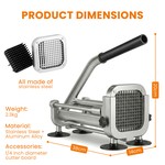 Topika Big Industrial Chips Cutter For Potatoes,Handle-push Cutter
