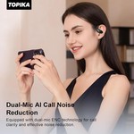 Topika - Adjustable Ear-hook Bluetooth headphones, Open Ear Bluetooth 5.4