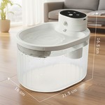 Topika 2L Rechargeable Wireless Cat Water Fountain with Motion Sensor