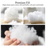 Topika Premium Pearl Cotton Patio Seat Cushion - Fluffy Non-Slip Chair Pad