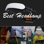 Topika Headlamp Rechargeable, Runners Head Light, Rechargeable Head Lights