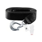 TopikaAuto 4.5T 9T Heavy Duty All Terrain 6m Tow Recovery Strap with Hooks