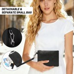 Topika Laptop Tote Bag with Small Black Pouch &Insulated Lunch Compartment