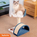 Topika Cat Tree Tower, Play House for Kittens with Scratcher Pole & Tree
