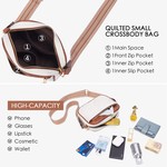 Topika - Small Crossbody Bag for Women with Wide Strap & Multi Pockets