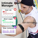 Topika Smart Wristband Fitness Tracker With Sleep Monitoring & Small Screen