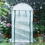 Topika Plant Greenhouse Mini Greenhouse 4 Tier For Outdoors, 70X50X160CM