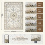 Topika Floor Rug for Living Room decoration, Washable, Non-Slip, Bohemian