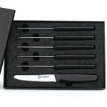 Topika Steak Knives Set With Serrated Blades And Ergonomic Handles, 6 Pcs