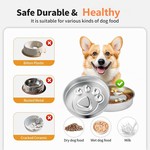 Topika Slow Feeder Dog Bowls, 304 Stainless Steel, Non-Slip, Large Capacity