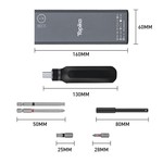 Topika-Ratcheting Magnetic Screwdriver Set 28pcs,Precision Repair Tool Kit