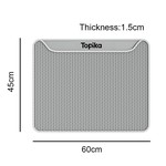 Topika Cat Litter Trapping Mat, Double-Layer Honeycomb Top Anti-Slip Bottom