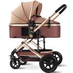 Topika Baby Stroller 2-in-1 Foldable Baby Pram for Kids 0-36 Monthes
