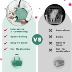 Topika - L size Cat Travel Bag, Cat Carrier Bag Portable Carrier with Strap