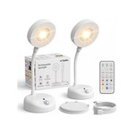 Topika - 2 Pack Rechargeable Picture Lights for Wall with Remote and Sensor