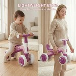 Topika Toddler Bike Balance Bike 4 Wheel Ride-On Toy, 12-30M