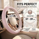 Topika - Steering Wheel Cover For Cars, Universal Car Steering Wheel Cover