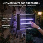 Topika Fly Catcher Lights 20W T5 Mosquito Lamp Electric Insect Zapper Black