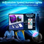 Topika Northern Lights Projector Aurora Night Light Lamp For Bedroom Decor