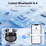 Topika - Wireless Earbuds, Bluetooth 5.4 In-Ear Earphones With Microphone