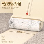 Topika Pet Hair Remover,16cm Wide Foldable Lint Roller Brush