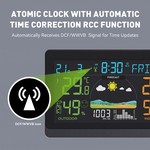 Topika Wireless Weather Station Thermometer, High-Definition Color Display