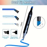 Topika Creative Markers Eco-friendly, Refillable, With Smooth, Vibrant Ink