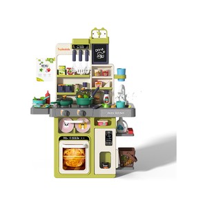 Topika Kids Kitchen Play Set with Light, Sound and Play Food