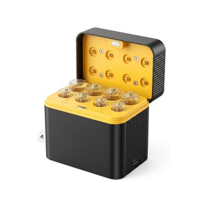 Topika 8-Slot USB-C Charger for 1.5V Lithium AA/AAA Rechargeable Batteries