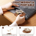Topika Phone Holders For Desk 360 Rotating Foldable Phone Table Stand