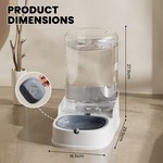Topika Cat Food Feeder Gravity Auto Cat Food Dispenser 2pcs Set