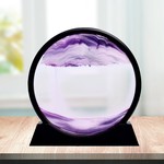 10 inch 3D Deep Sea Moving Sand Art Hour Glass Sandscapes