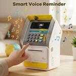 Topika Kids Piggy Bank ATM Money Safe with Card & Password