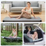 Topika Memory Foam Camping Sleeping Pad Waterproof Outdoor Roll up Mattress