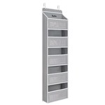 Topika - 5 Tier Over The Door Hanging Organizer, 10 Large Storage Pockets