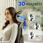 Topika Pro 200 - Ergonomic Chair With Footrest, Adjustable Lumbar Support
